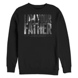Men's Star Wars Father Spray Sweatshirt - POPvault
