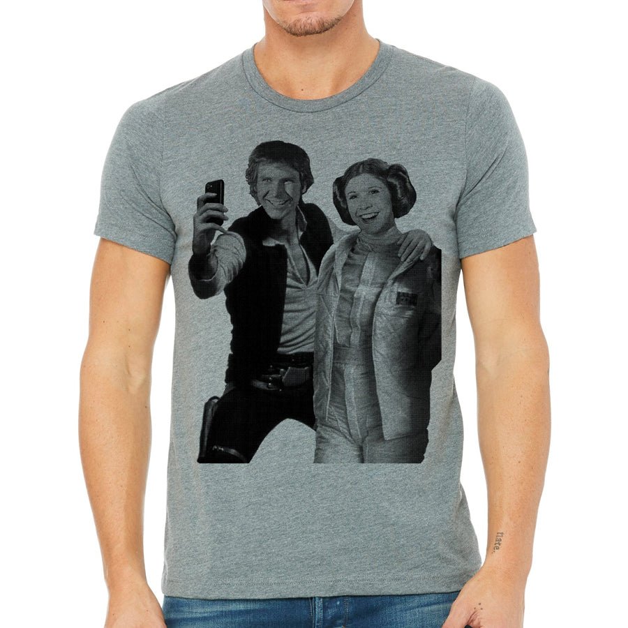 Men's Star Wars Han & Leia Selfie T-Shirt - POPvault