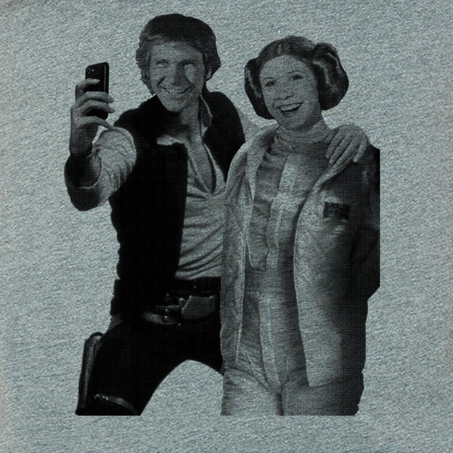 Men's Star Wars Han & Leia Selfie T-Shirt - POPvault