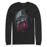 Men's Star Wars Helmet Explanation Long Sleeve T-Shirt - POPvault