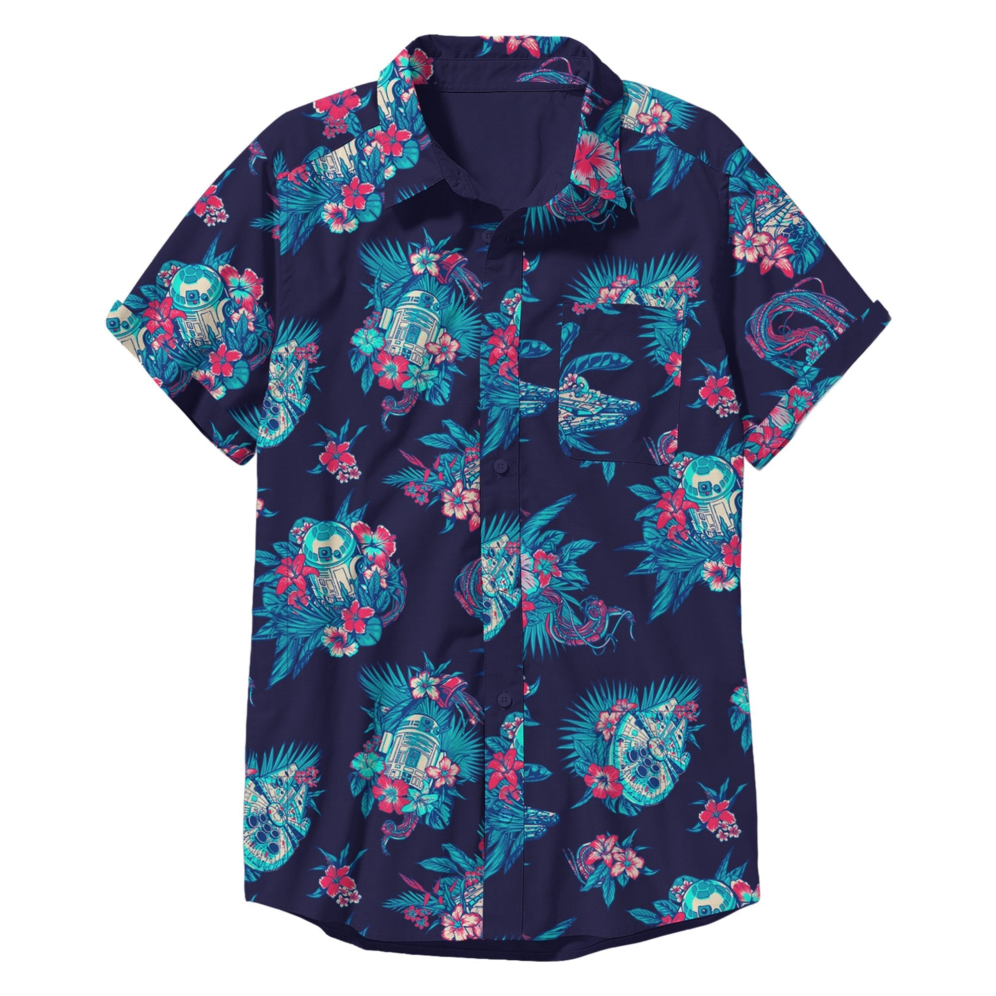 Men's Star Wars Pulled Cords Button Up Woven - POPvault