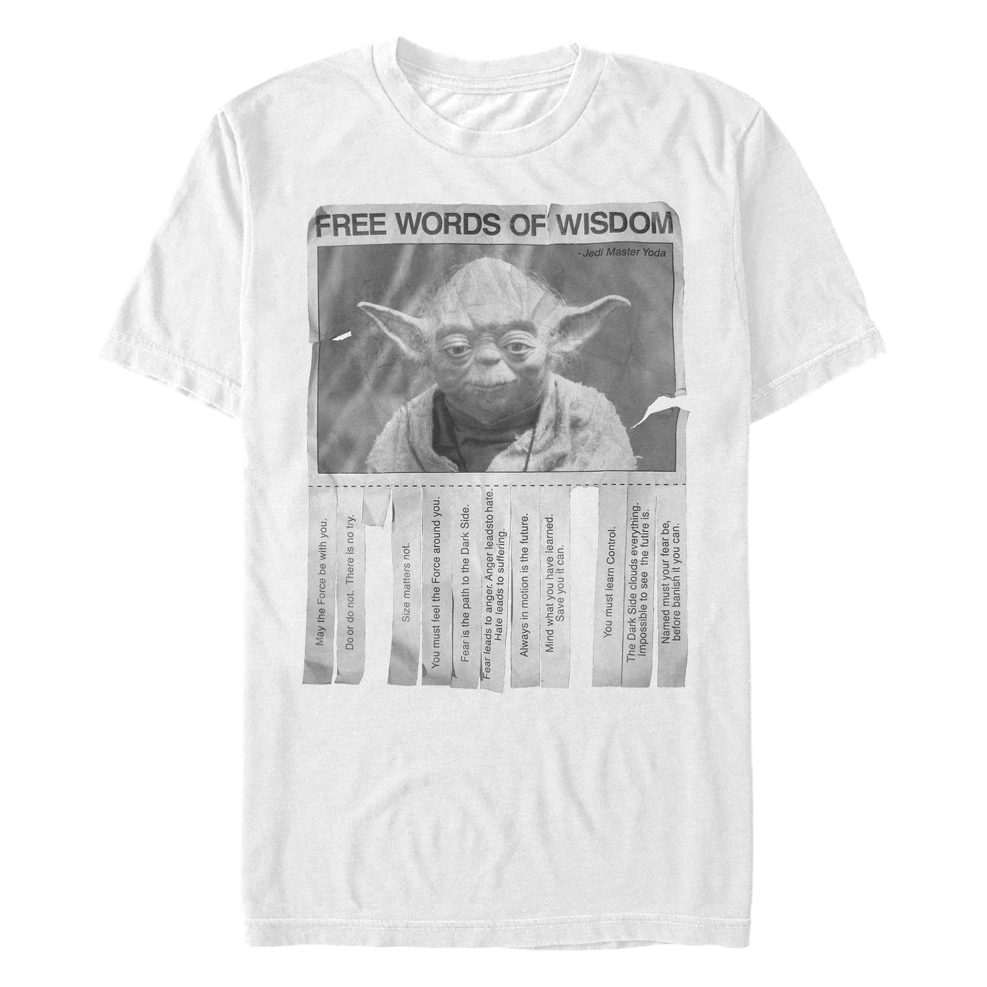 Men's Star Wars Words of Wisdom T-Shirt - POPvault