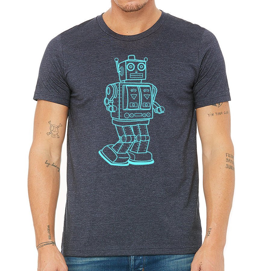 Men's Vintage Robot T-Shirt - POPvault
