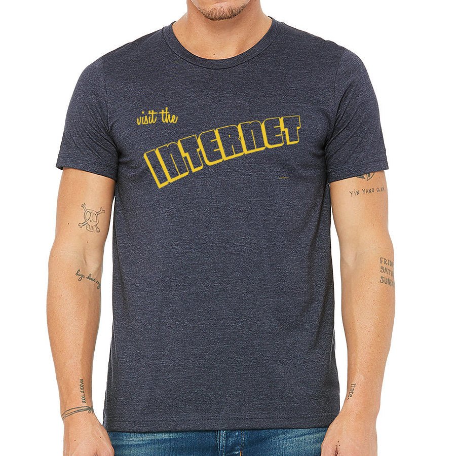 Men's Visit The Internet T-Shirt - POPvault