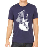 Men's Wolf Playing Guitar T-Shirt - POPvault