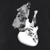 Men's Wolf Playing Guitar T-Shirt - POPvault