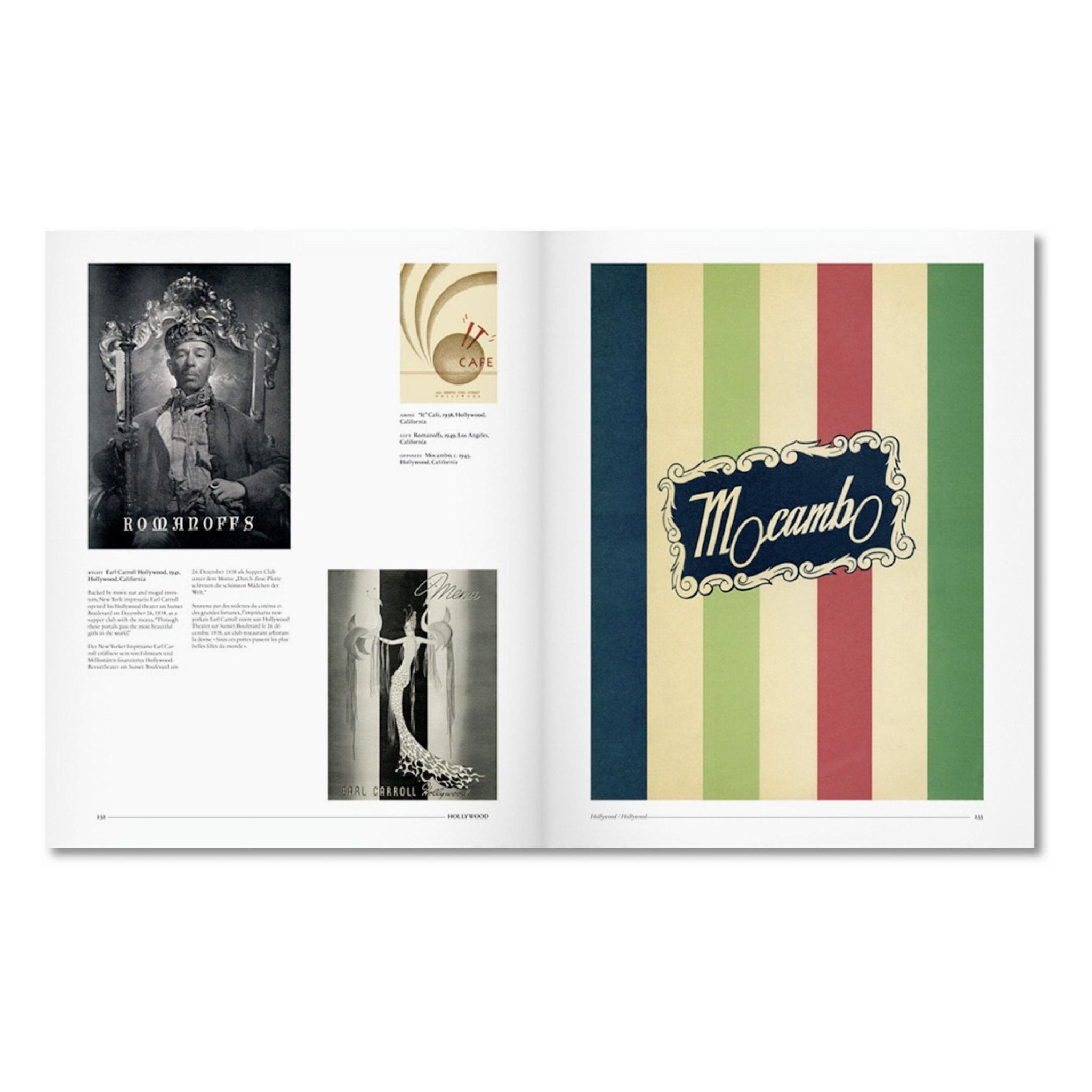 Menu Design in America (German, French, English)-POPvault