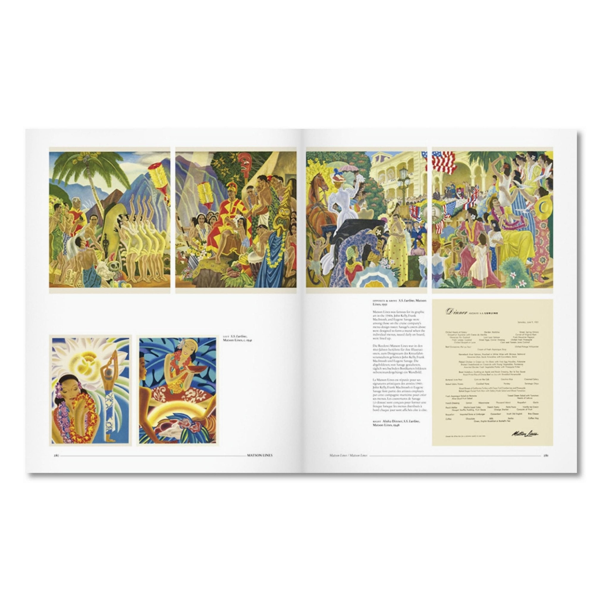 Menu Design in America (German, French, English)-POPvault