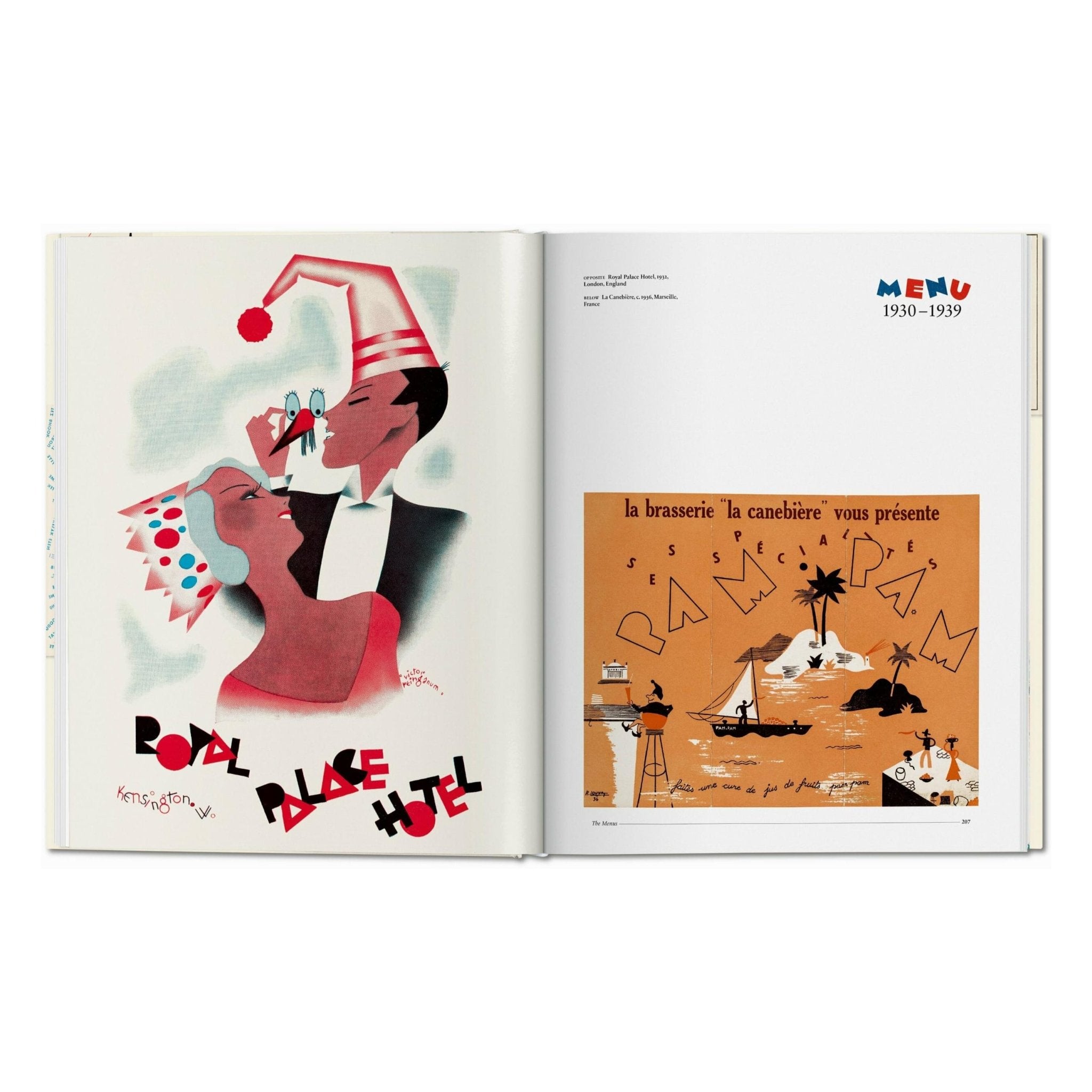 Menu Design in Europe (German, French, English)-POPvault