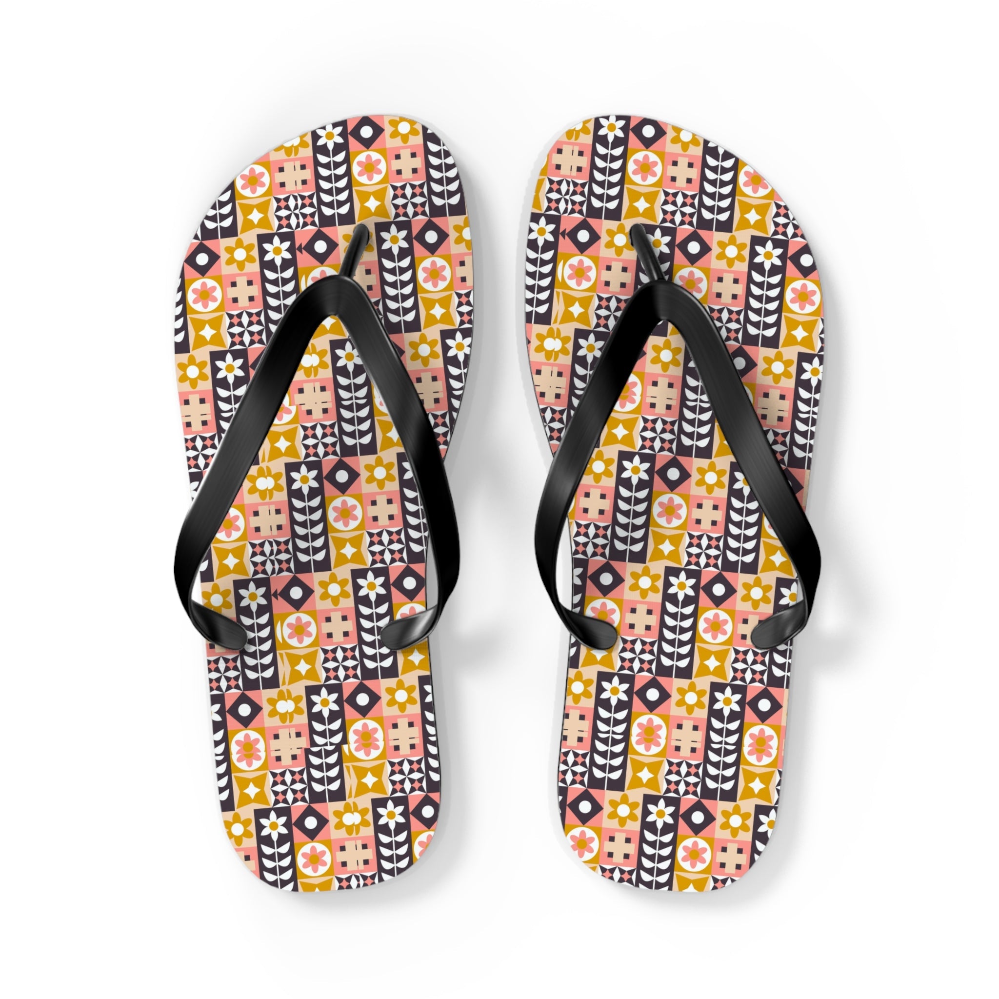 Mid - Century Retro A Touch Of Scandinavia Flip - Flops - POPvault