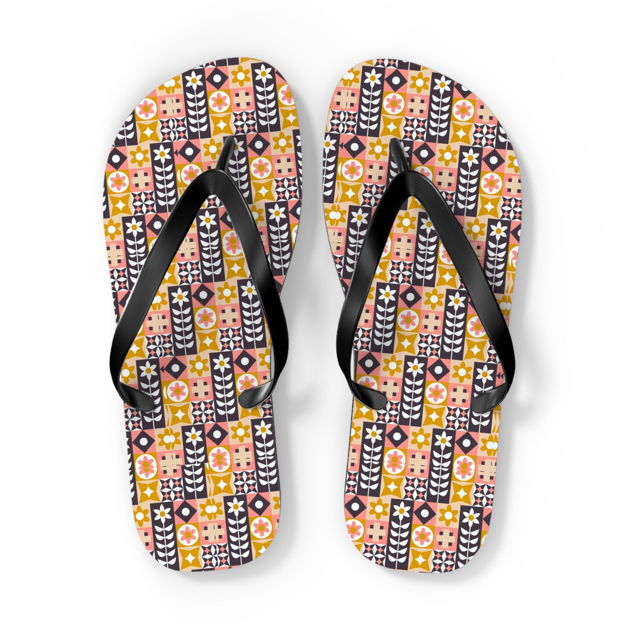Mid - Century Retro A Touch Of Scandinavia Flip - Flops - POPvault