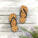 Mid - Century Retro African Mask Geometric Flip - Flops - POPvault