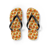 Mid - Century Retro African Mask Geometric Flip - Flops - POPvault