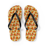 Mid - Century Retro African Mask Geometric Flip - Flops - POPvault