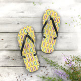 Mid - Century Retro Beach Blanket Bathing Suits Flip - Flops - POPvault