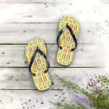 Mid - Century Retro Beach Blanket Bathing Suits Flip - Flops - POPvault