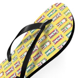 Mid - Century Retro Beach Blanket Bathing Suits Flip - Flops - POPvault