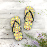 Mid - Century Retro Beach Blanket Bathing Suits Flip - Flops - POPvault