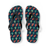 Mid - Century Retro Cactus Garden Geometric Flip - Flops - POPvault