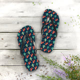 Mid - Century Retro Cactus Garden Geometric Flip - Flops - POPvault