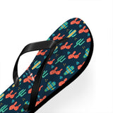 Mid - Century Retro Cactus Garden Geometric Flip - Flops - POPvault