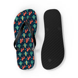 Mid - Century Retro Cactus Garden Geometric Flip - Flops - POPvault