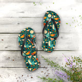 Mid - Century Retro Cocktail Hour Geometric Flip - Flops - POPvault
