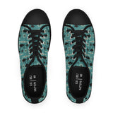Mid - Century Retro Coolest Kitty Cats Low Top Women's Casual Canvas Sneakers - POPvault