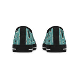 Mid - Century Retro Coolest Kitty Cats Low Top Women's Casual Canvas Sneakers - POPvault