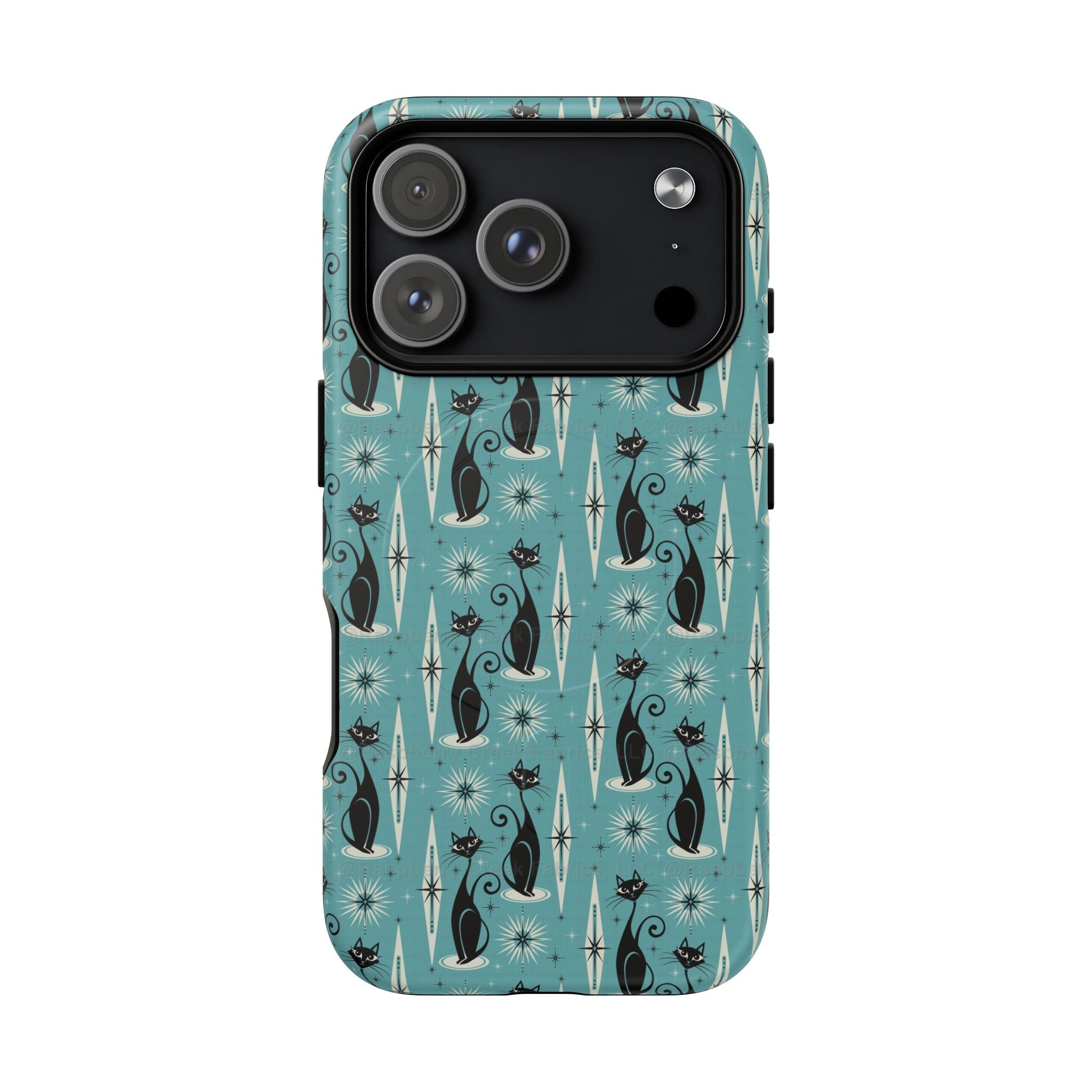 Mid - Century Retro Coolest Kitty Cats Tough Magnetic Phone Case - POPvault