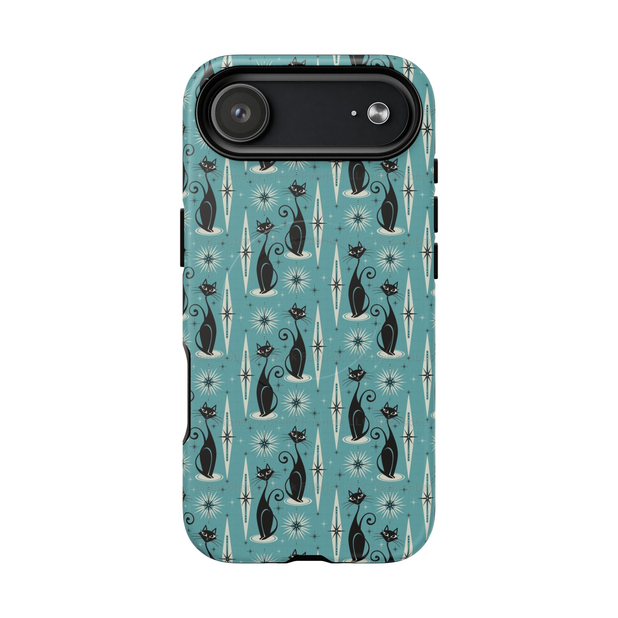 Mid - Century Retro Coolest Kitty Cats Tough Magnetic Phone Case - POPvault