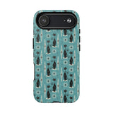 Mid - Century Retro Coolest Kitty Cats Tough Magnetic Phone Case - POPvault