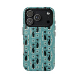 Mid - Century Retro Coolest Kitty Cats Tough Magnetic Phone Case - POPvault