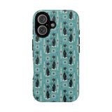 Mid - Century Retro Coolest Kitty Cats Tough Magnetic Phone Case - POPvault