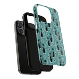 Mid - Century Retro Coolest Kitty Cats Tough Magnetic Phone Case - POPvault