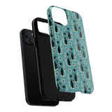 Mid - Century Retro Coolest Kitty Cats Tough Magnetic Phone Case - POPvault