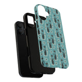 Mid - Century Retro Coolest Kitty Cats Tough Magnetic Phone Case - POPvault