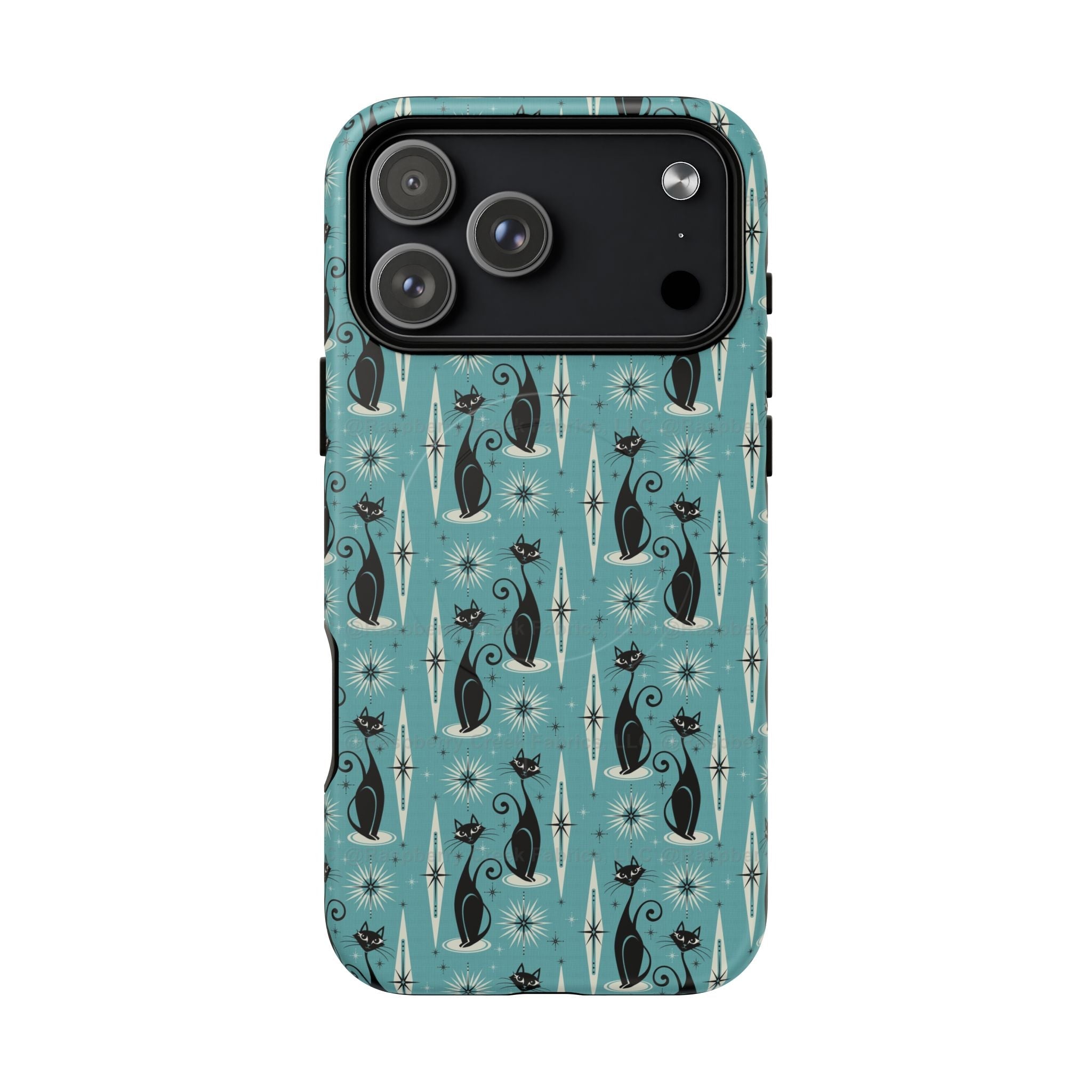 Mid - Century Retro Coolest Kitty Cats Tough Magnetic Phone Case - POPvault