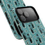 Mid - Century Retro Coolest Kitty Cats Tough Magnetic Phone Case - POPvault