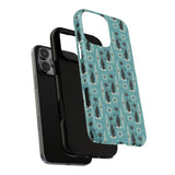 Mid - Century Retro Coolest Kitty Cats Tough Magnetic Phone Case - POPvault