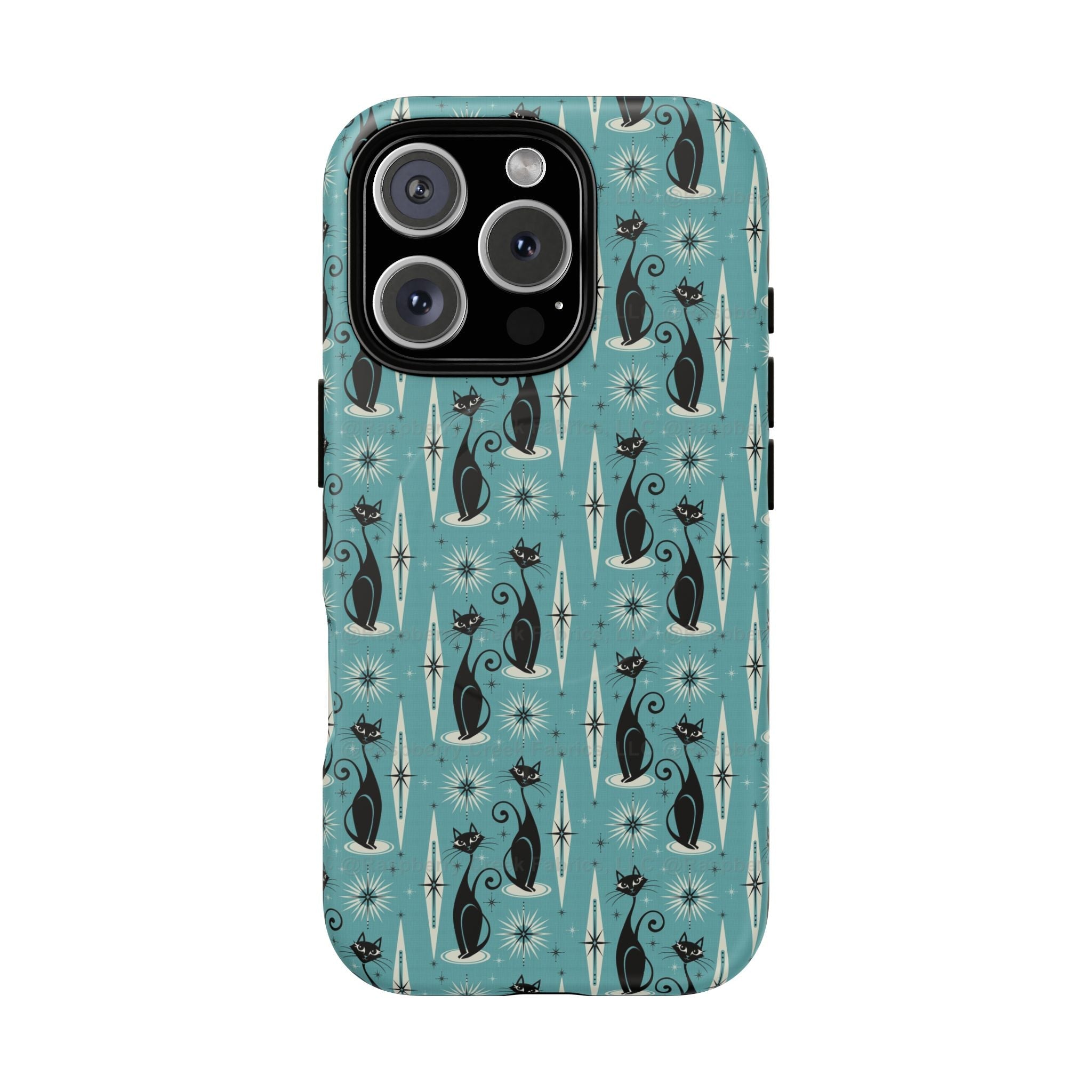 Mid - Century Retro Coolest Kitty Cats Tough Magnetic Phone Case - POPvault