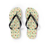 Mid - Century Retro Diamonds & Sparkles Flip - Flops - POPvault
