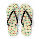 Mid - Century Retro Diamonds & Sparkles Flip - Flops - POPvault