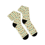 Mid - Century Retro Diamonds & Sparkles Socks - POPvault
