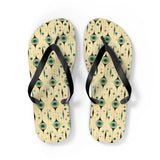 Mid - Century Retro Eyeballs Geometric Flip - Flops - POPvault