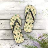 Mid - Century Retro Eyeballs Geometric Flip - Flops - POPvault