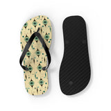 Mid - Century Retro Eyeballs Geometric Flip - Flops - POPvault