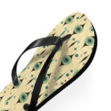 Mid - Century Retro Eyeballs Geometric Flip - Flops - POPvault