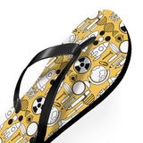 Mid - Century Retro "Going Nuclear" Geometric Flip - Flops - POPvault