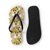Mid - Century Retro "Going Nuclear" Geometric Flip - Flops - POPvault